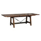 Holverson Rustic Brown Extendable Dining Set