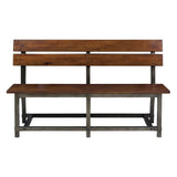 Holverson Rustic Brown Dining Bench