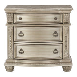 Cavalier Silver Nightstand