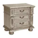 Catalonia Platinum Gold Nightstand