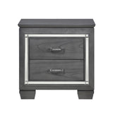 Allura Gray Nightstand