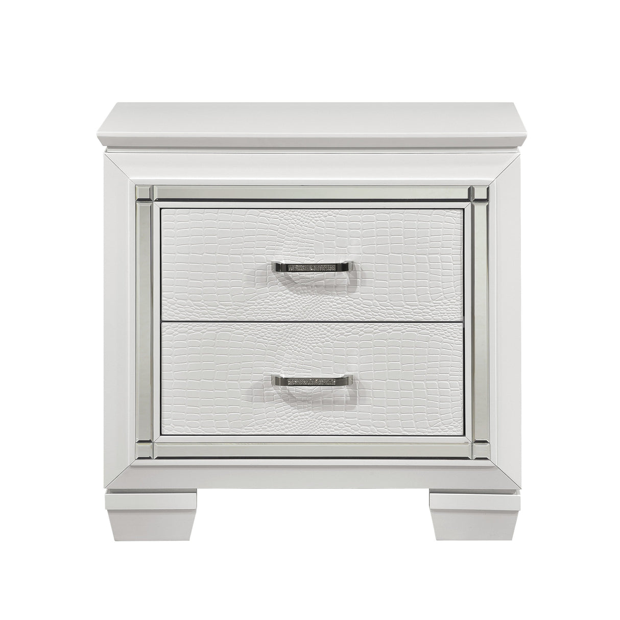 Allura White Nightstand