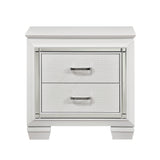 Allura White Nightstand