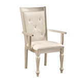 Celandine Silver Arm Chair, Set of 2