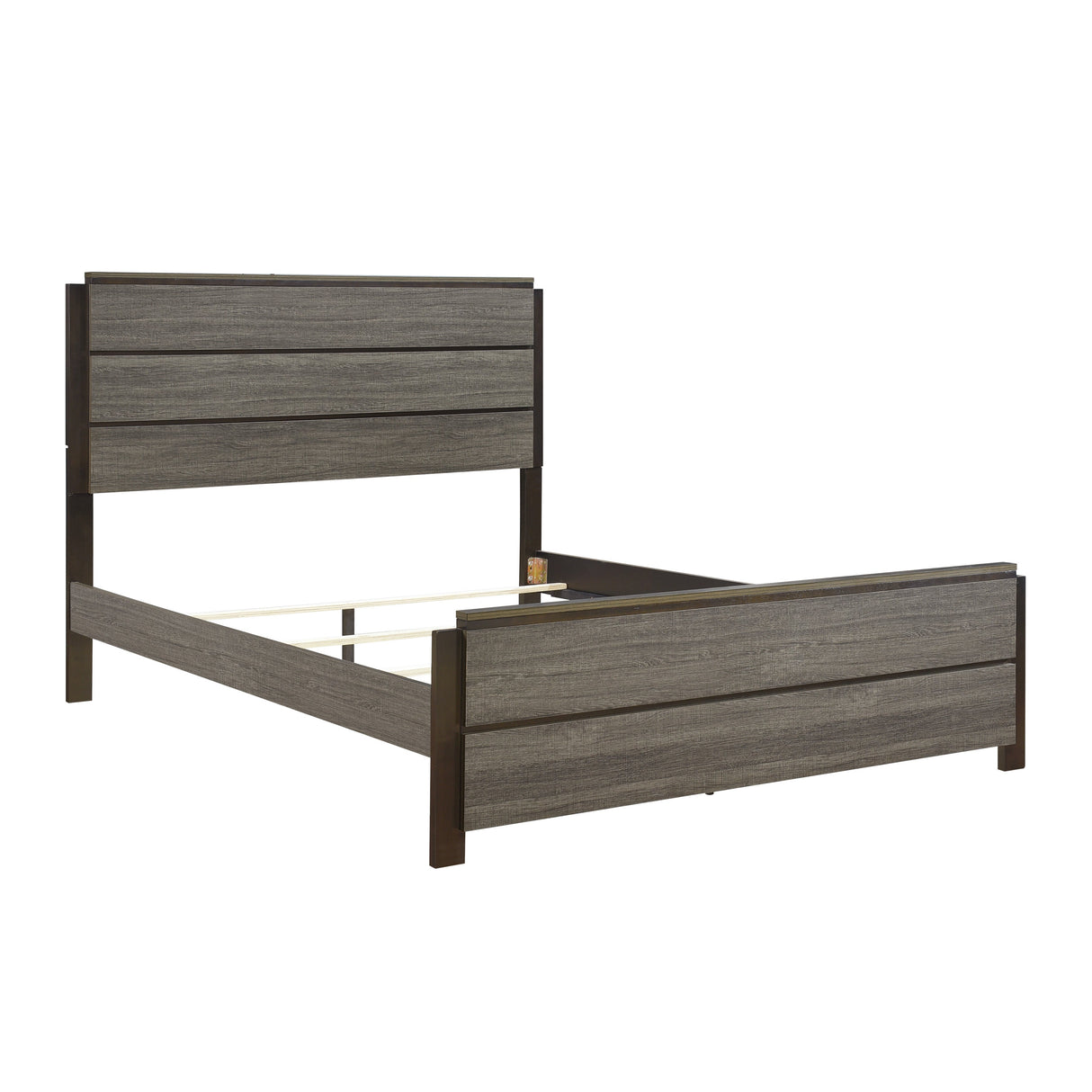 Vestavia Gray King Panel Bed