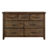 Jerrick Burnished Brown Dresser