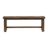 Jerrick Burnished Brown Dining Bench