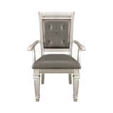 Bevelle Silver Arm Chair, Set of 2