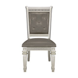 Bevelle Silver Side Chair, Set of 2
