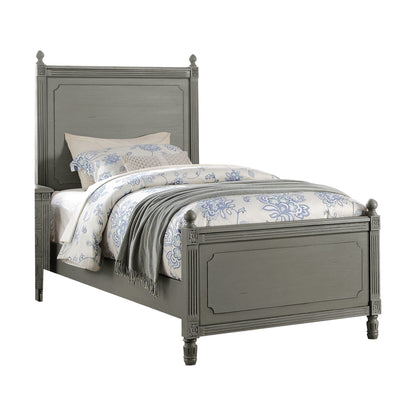 Aviana Antique Gray Twin Bed