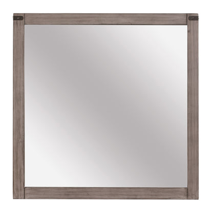 Woodrow Brownish Gray Mirror (Mirror Only)