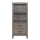 Woodrow Brownish Gray Pier/Tower Nightstand