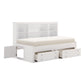 Meghan White Twin Lounge Storage Bed