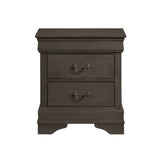 Mayville Stained Gray Nightstand