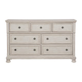 Bethel Wire Brushed White Dresser