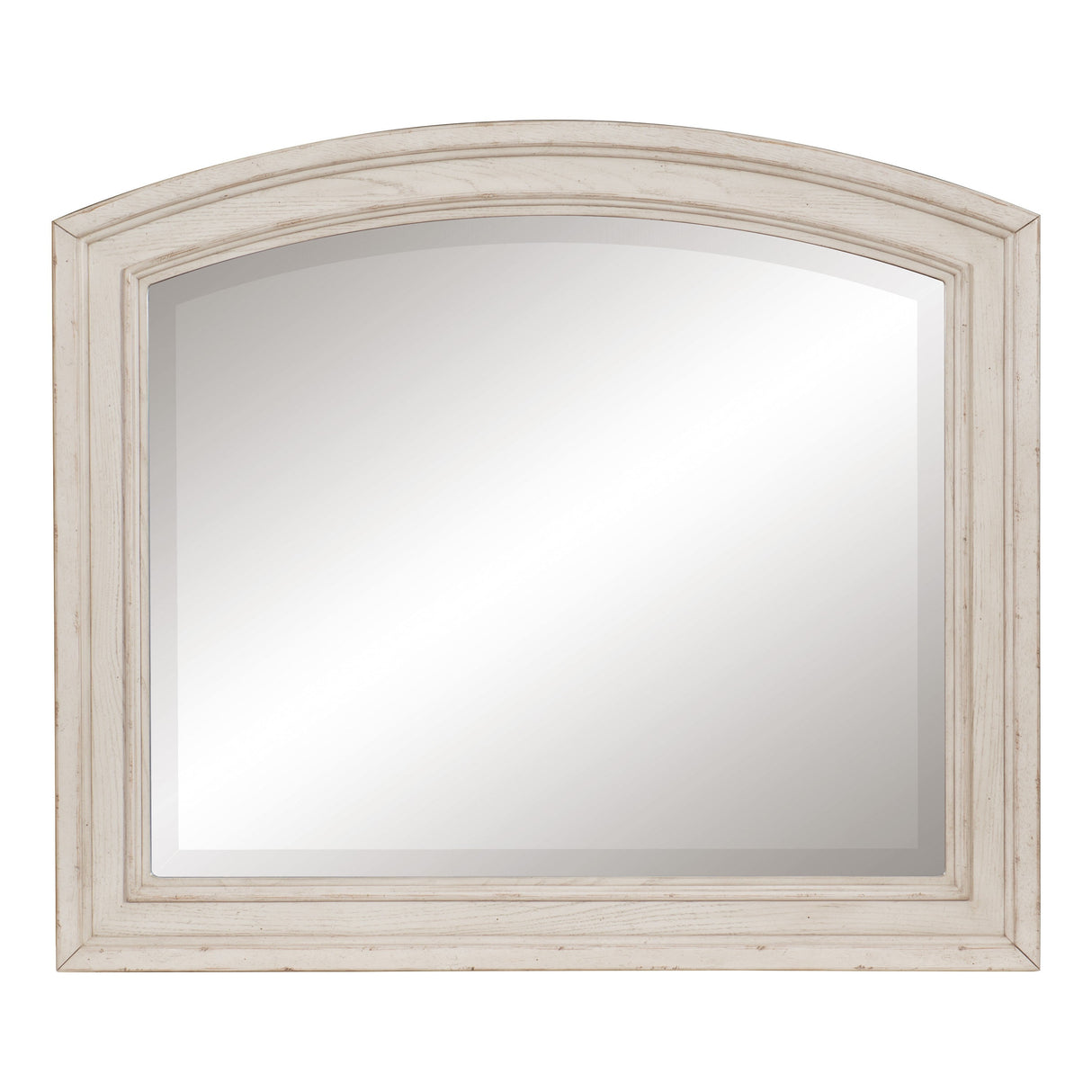 Bethel Wire Brushed White Mirror (Mirror Only)