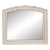 Bethel Wire Brushed White Mirror (Mirror Only)