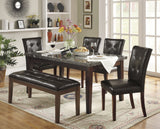 Decatur Dark Cherry Dining Bench