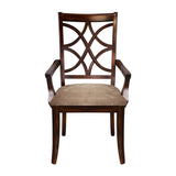 Keegan Rich Cherry Arm Chair, Set of 2
