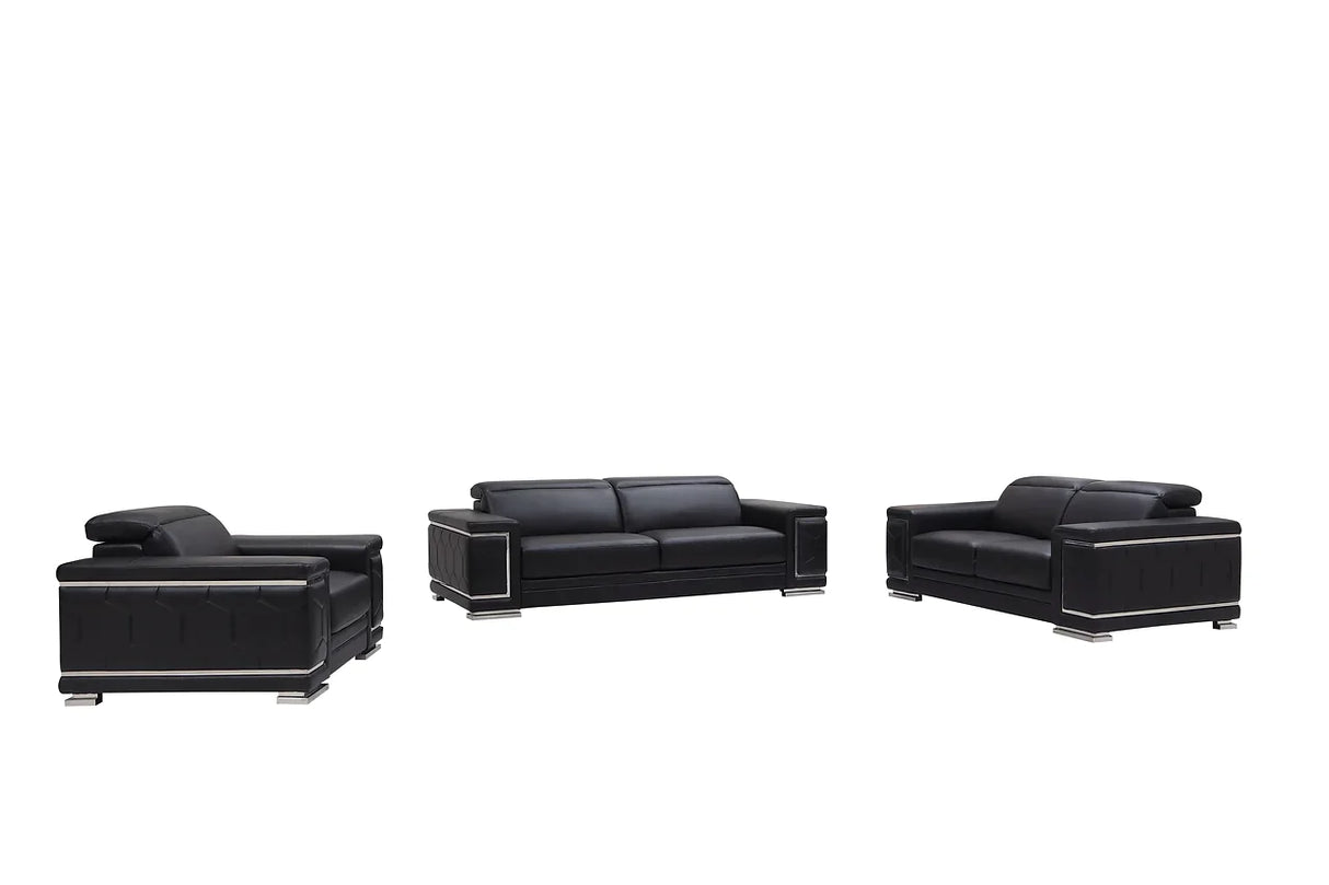 MI-2205 Adrian (Black) Living Room Set