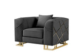 S902 Designer (Black) Living Room Set