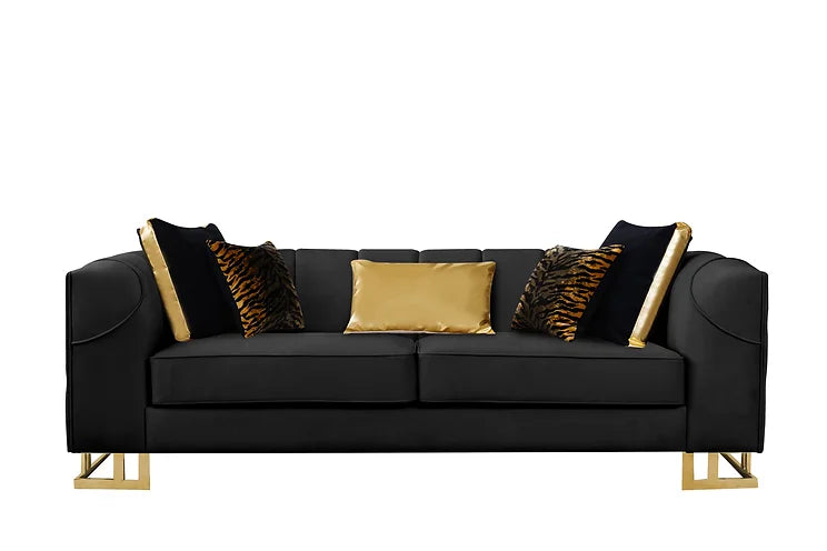 S902 Designer (Black) Living Room Set