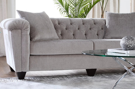 Silver gray sofa