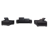 MI-2205 Adrian (Black) Living Room Set