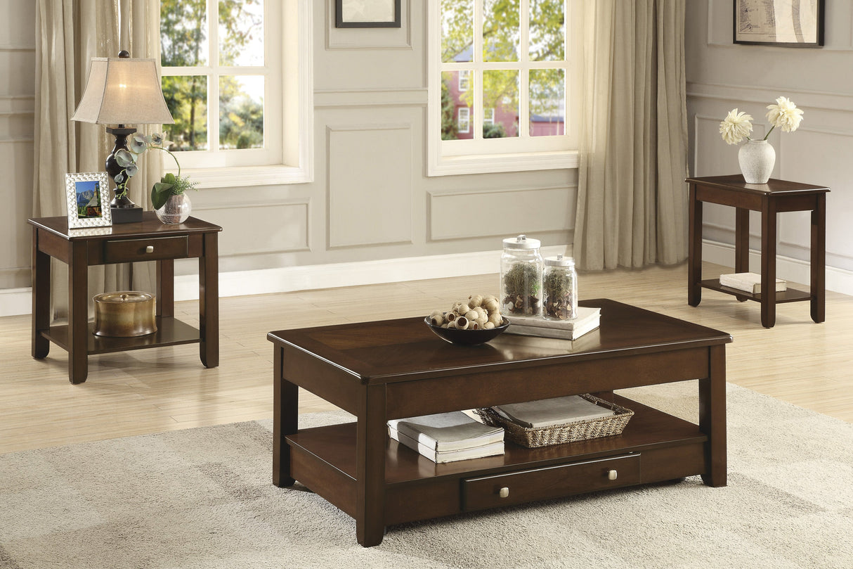 Ballwin Dark Cherry End Table