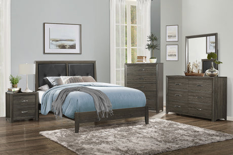 Edina Dark Gray Dresser