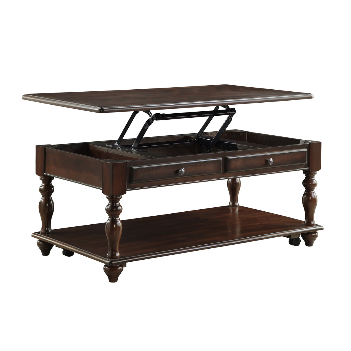 Lovington Espresso Lift Top Cocktail Table