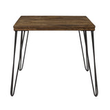 Kellson Rustic Oak/Black End Table