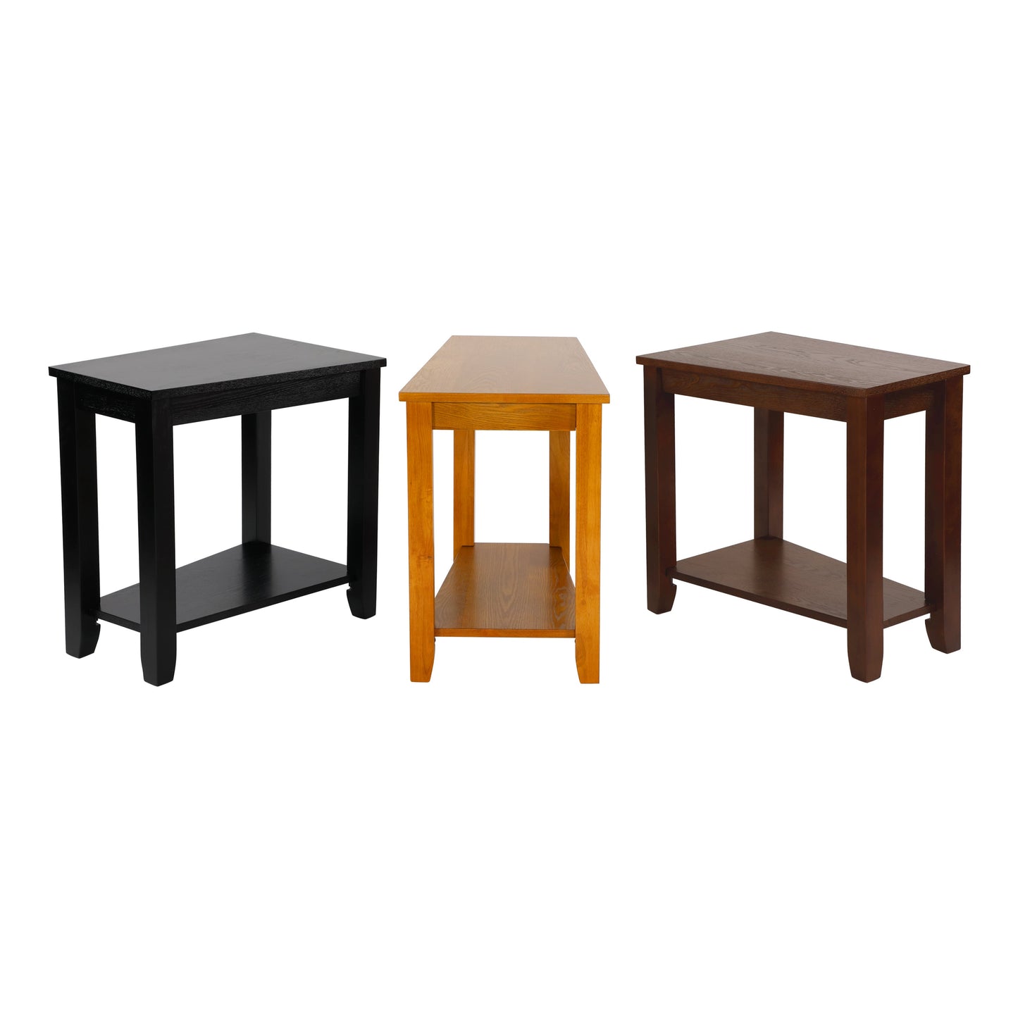 Elwell Black Chairside Table