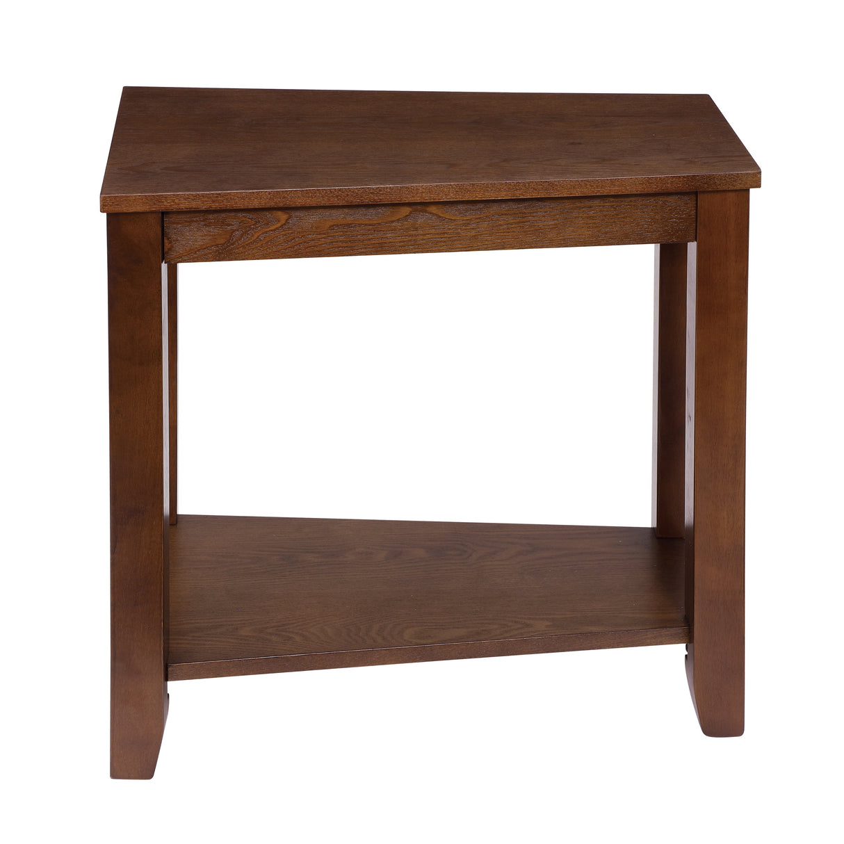Elwell Espresso Chairside Table