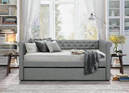 Edmund Gray Twin Daybed with Trundle
