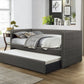 Vining Dark Gray Daybed with Trundle