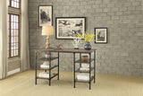 Millwood Natural/Rustic Black Counter Height Writing Desk