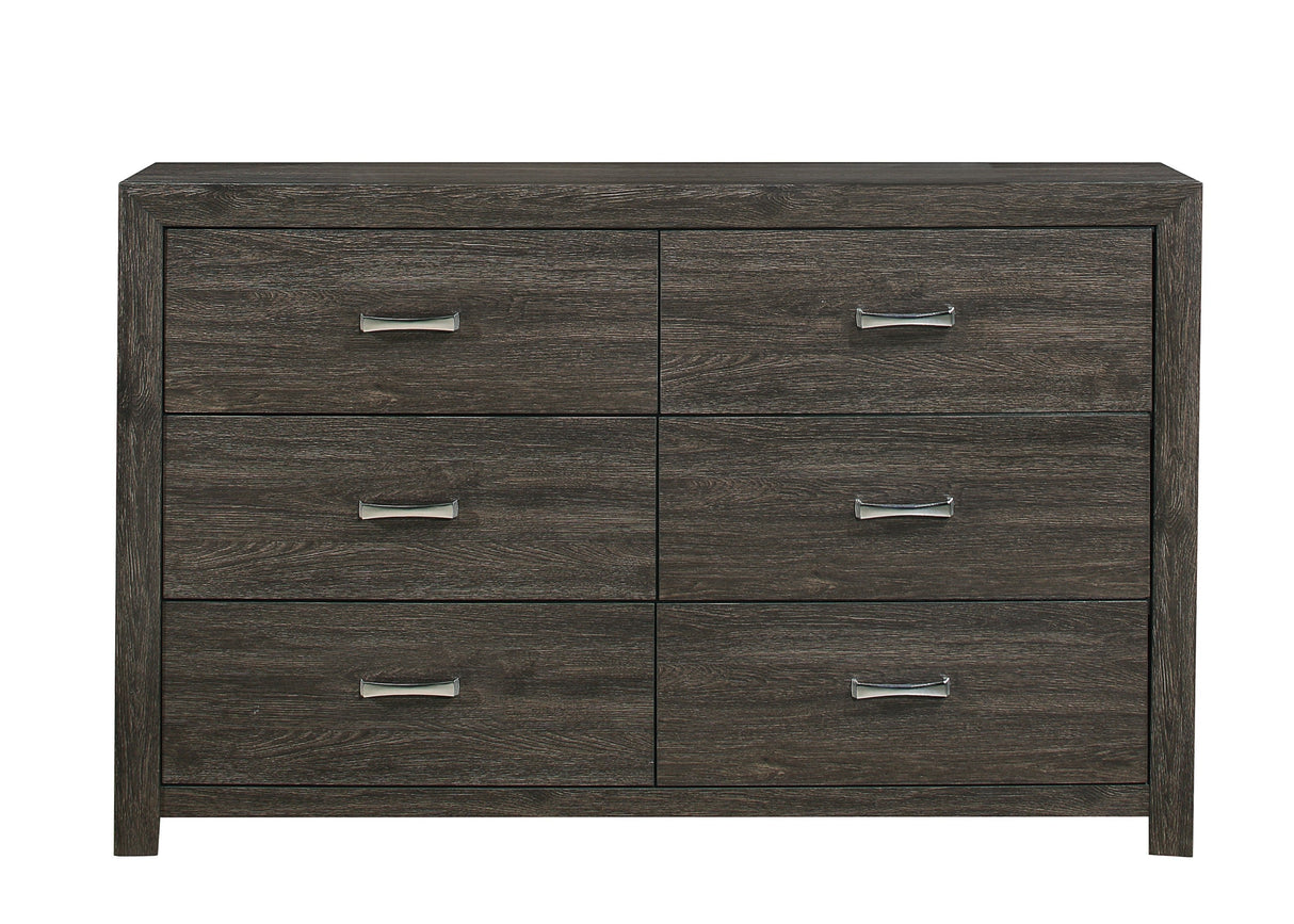 Edina Dark Gray Dresser