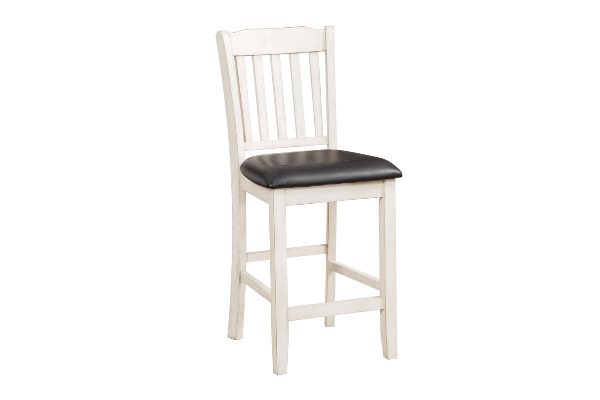 Kiwi White Wash Counter Chair, Set of 2