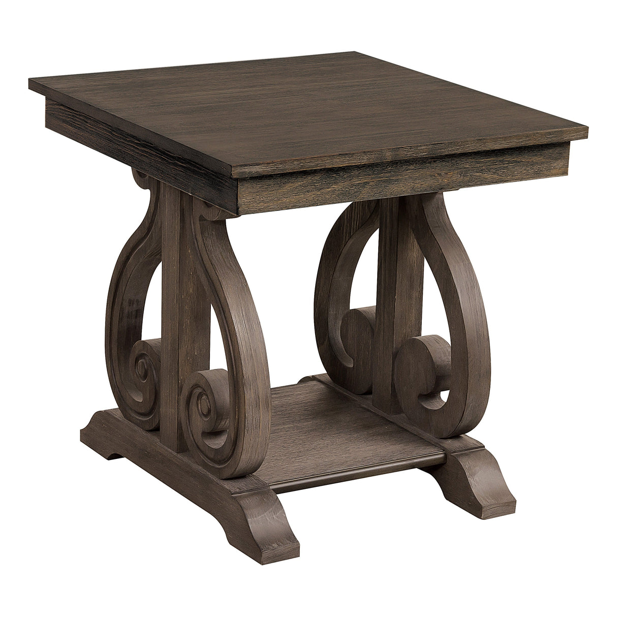 Toulon Dark Oak End Table