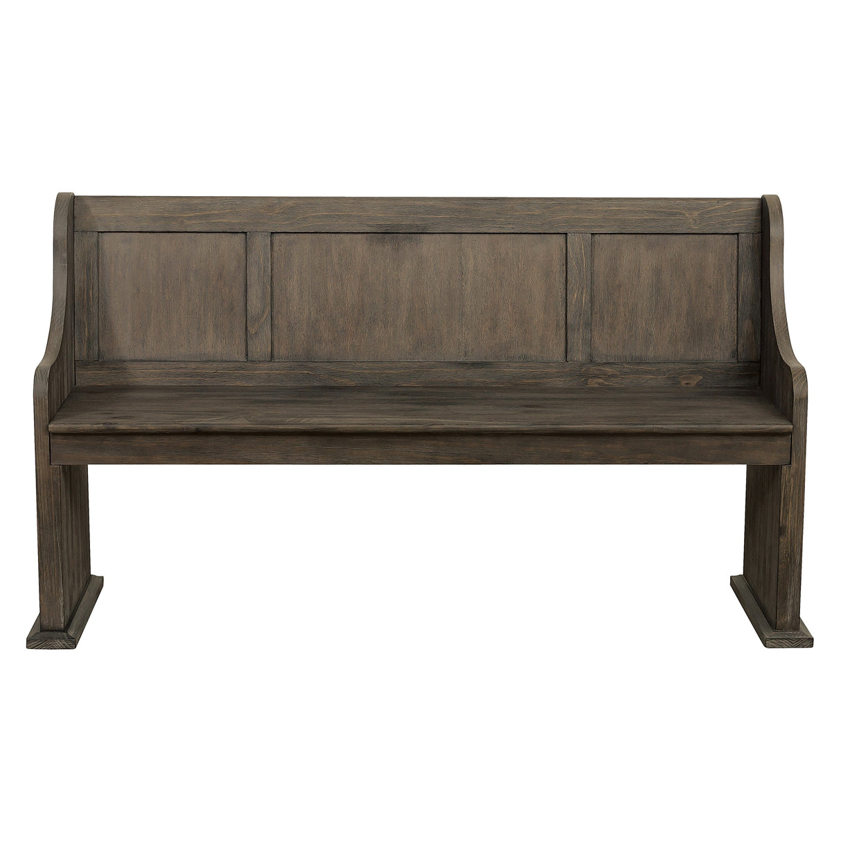 Toulon Dark Oak Dining Bench