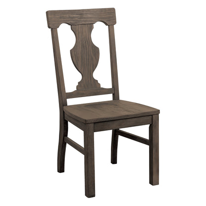 Toulon Dark Oak Side Chair, Set of 2