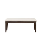 Makah Dark Brown Dining Bench