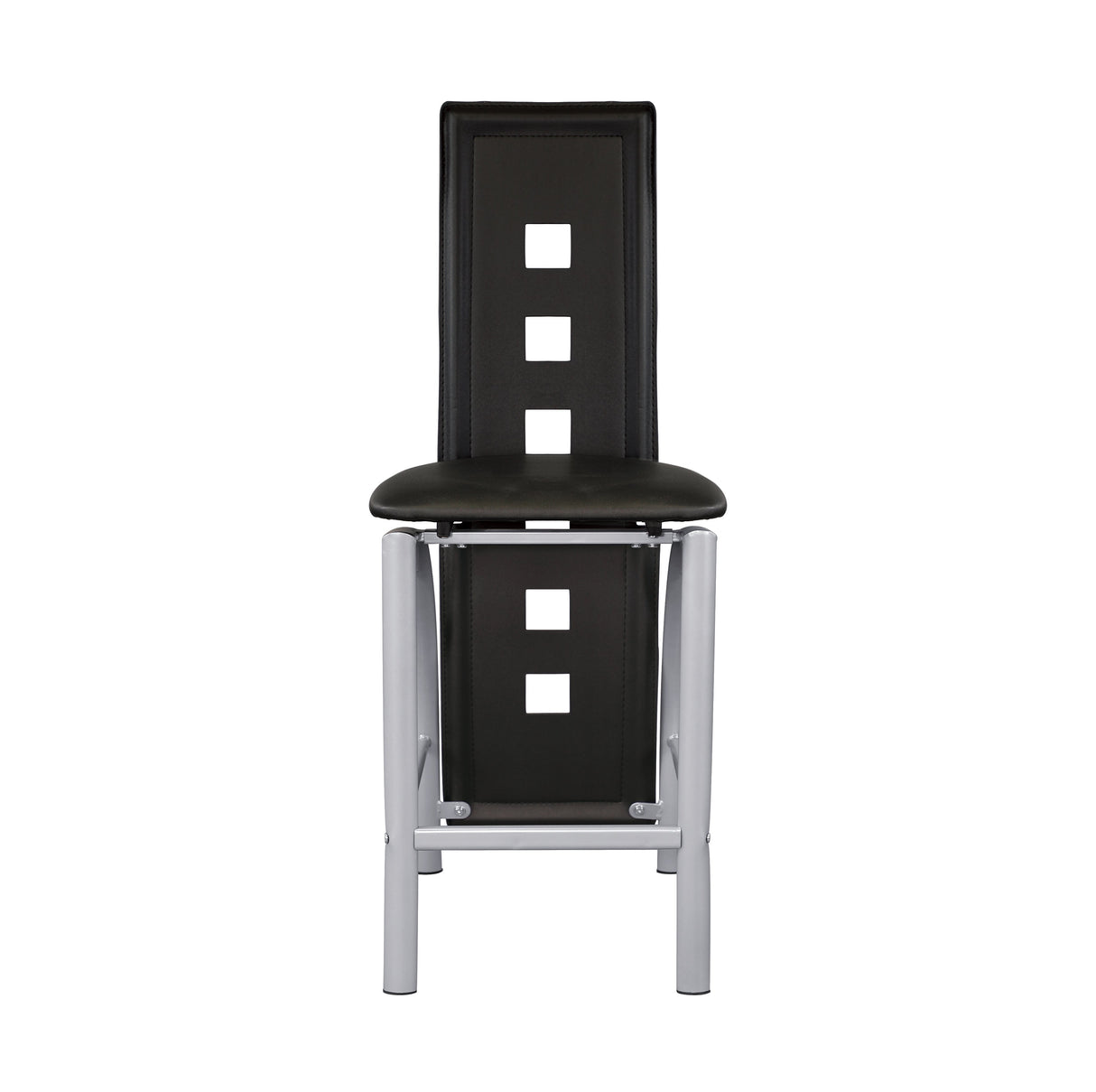 Sona Black/Silver Counter Height Set