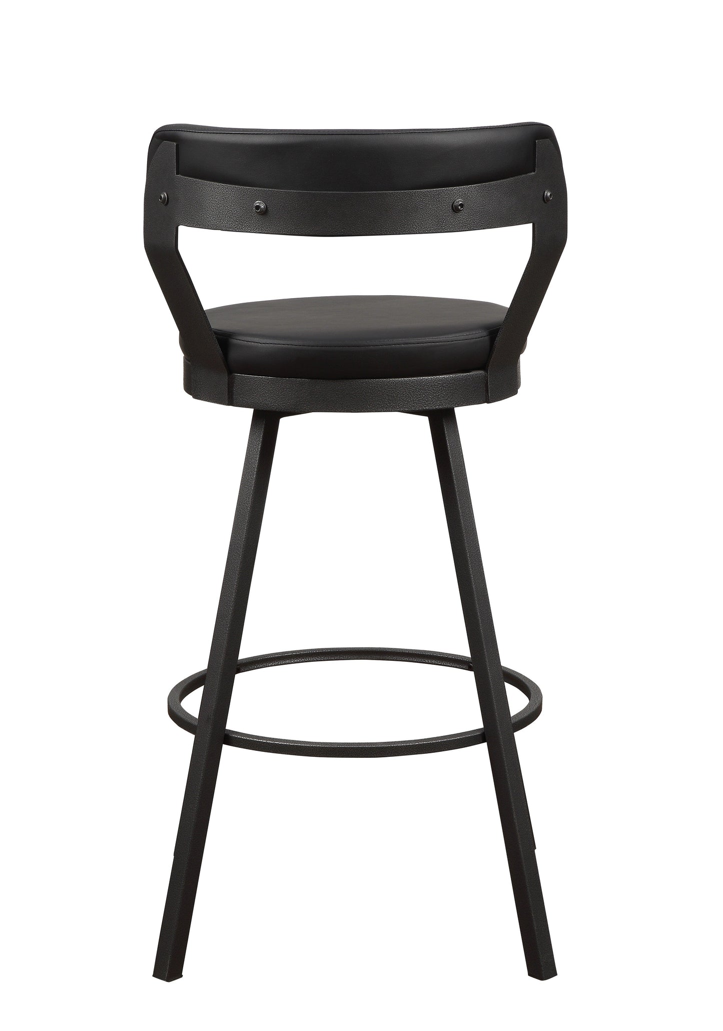 Appert Black/Dark Gray Swivel Pub Height Chair, Set of 2