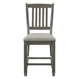 Granby Antique Gray Counter Chair, Set of 2