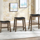 Ordway Black/Brown Counter Height Stool, Black