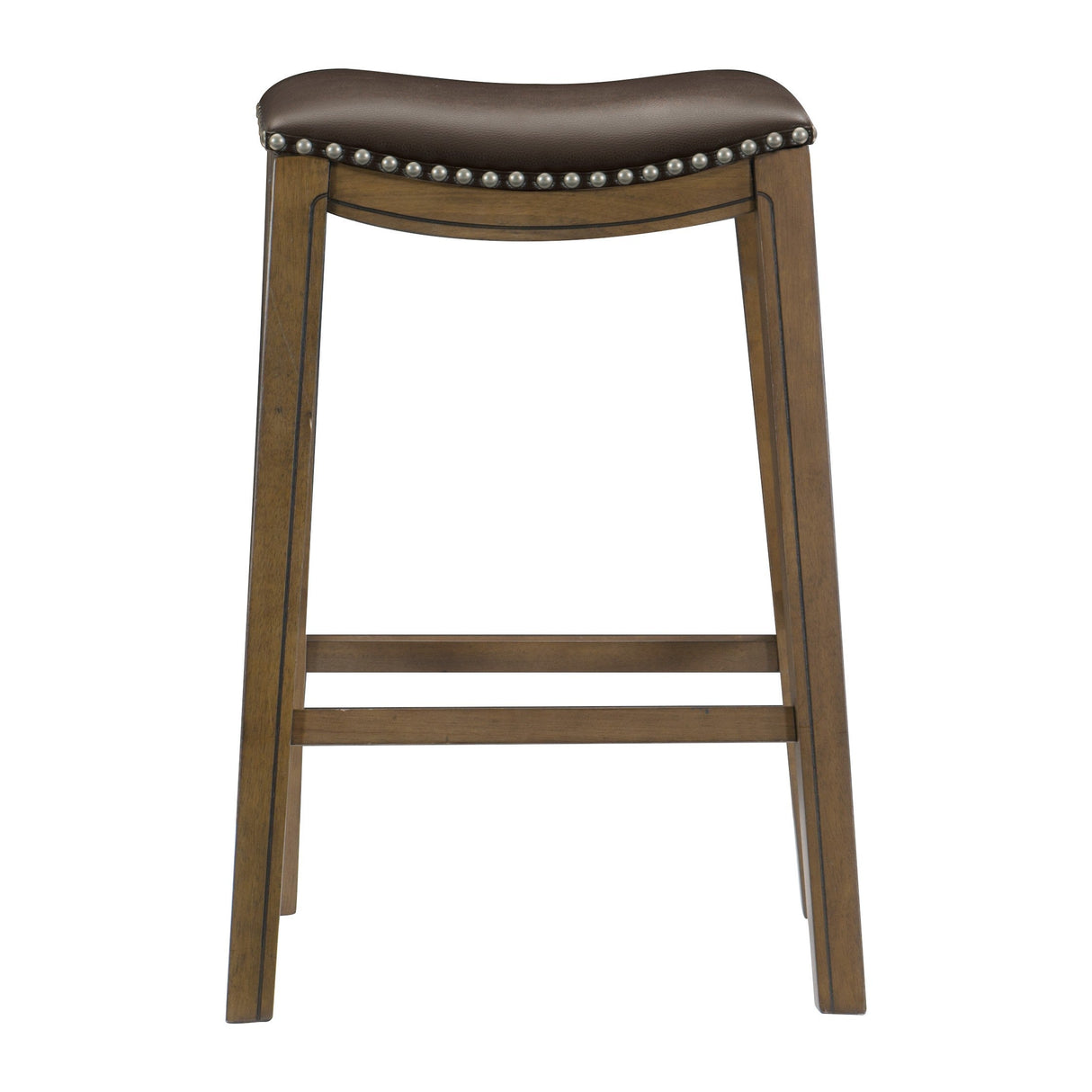 Ordway Brown/Brown Pub Height Stool, Brown