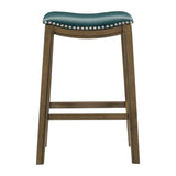 Ordway Green/Brown Pub Height Stool, Green