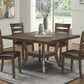 Darla Brown Extendable Dining Set